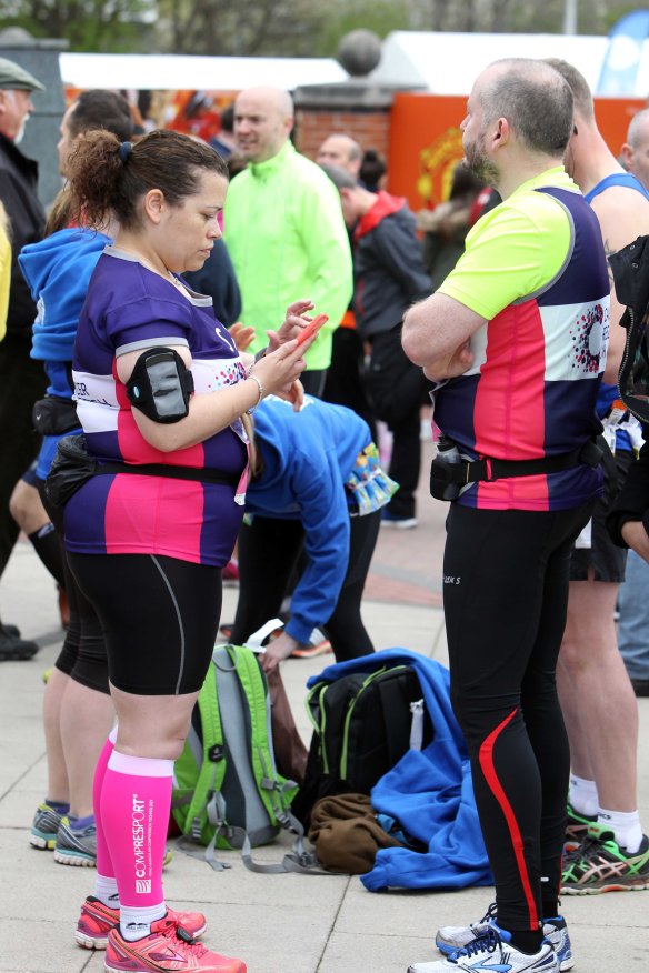 Manchester Marathon 2015  pre race